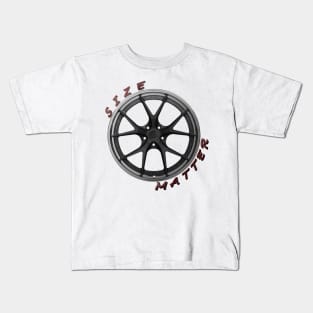 Size Matter, Wheel Type 1 Kids T-Shirt